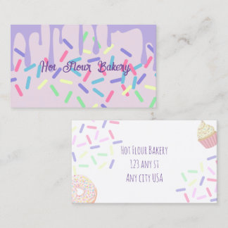 Cartão de visita de padaria