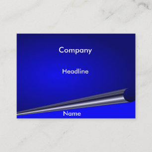 Cartão de visita de Página Azul