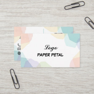 Cartão de visita de Papel Petal