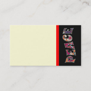 Cartão de visita de paz