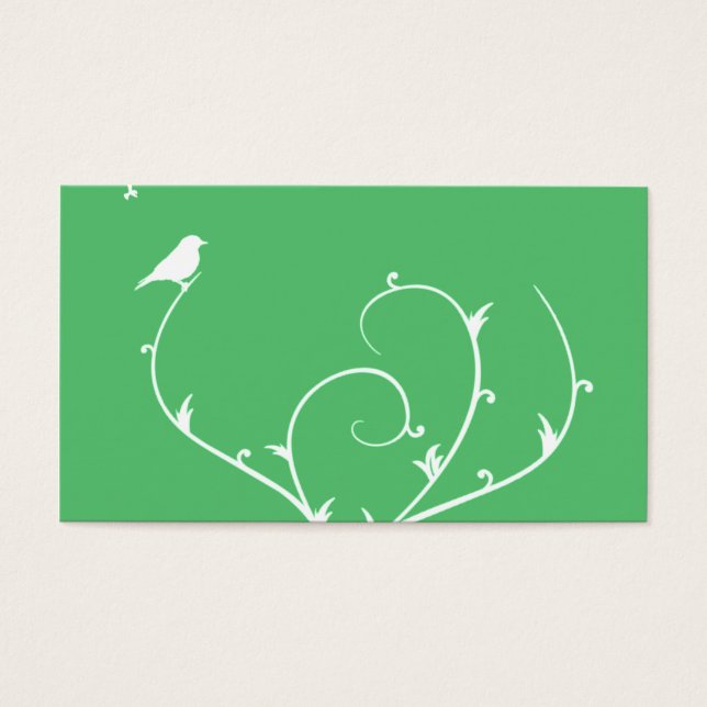 Cartão de visita de Paz Verde (Frente)