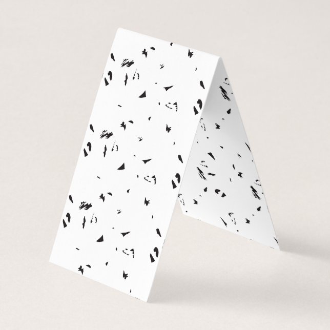 Cartão de visita de perda pontual - Na moda e únic (Verso)