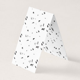 Cartão de visita de perda pontual - Na moda e únic