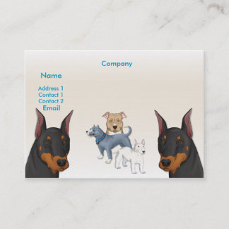 Cartão de visita de Perfil K9