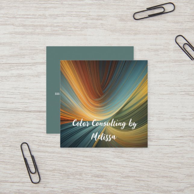 Cartão de visita de pintor (Frente/Verso In Situ)