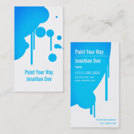 Cartão de visita de pintor