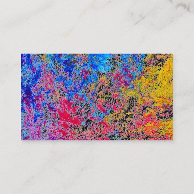 Cartão de visita de pintura (Verso)