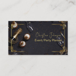 Cartão de visita de Planejamento de Eventos e Part