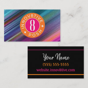 Cartão de visita De Posh Do Sentido