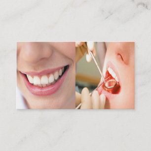 Cartão de visita de prática dentária