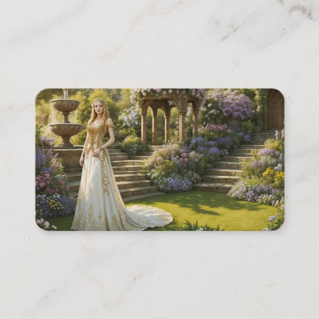 Cartão De Visita De Princesa a Rainha Bookmark (Frente)