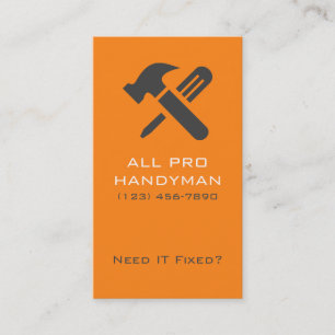 Cartão de Visita de Pro Handyman