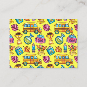 Cartão de visita de Professores/Educação