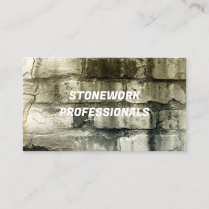 CARTÃO DE VISITA DE PROFISSIONAIS DE STONEWORK