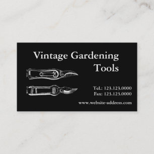 Cartão de visita de Pruners B das ferramentas de