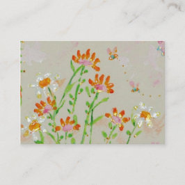 cartão de visita de pulgas