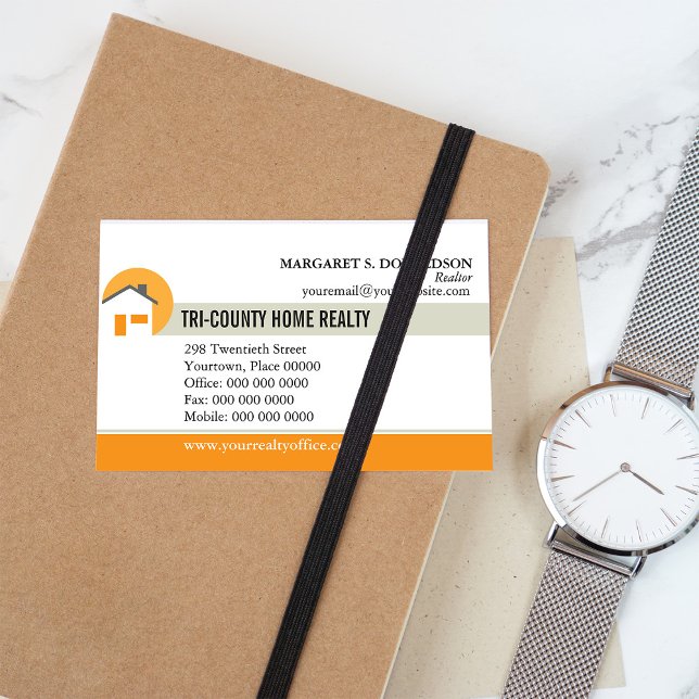 Cartão de visita de Realador Doméstico (Criador carregado)