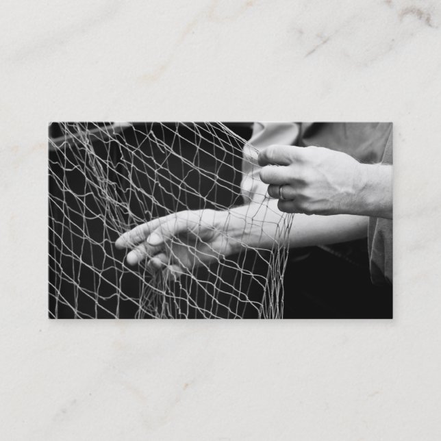 Cartão de visita de rede de peixe (Frente)