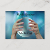 Cartão de visita de Releitura Psychic Reiki