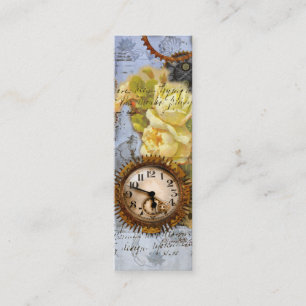 Cartão de visita de relógio de relógio de máquina