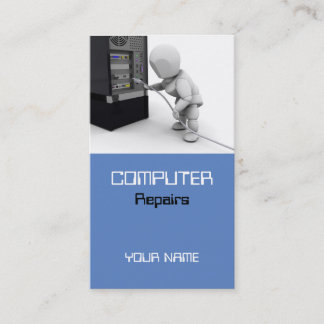 Cartão de visita de Reparos do Computador