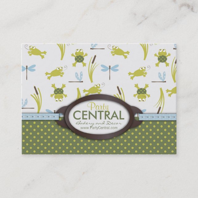 Cartão de visita de Ribbit (Frente)