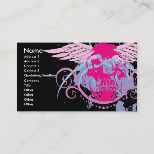 Cartão de visita de Rock=Life "Trendskull"