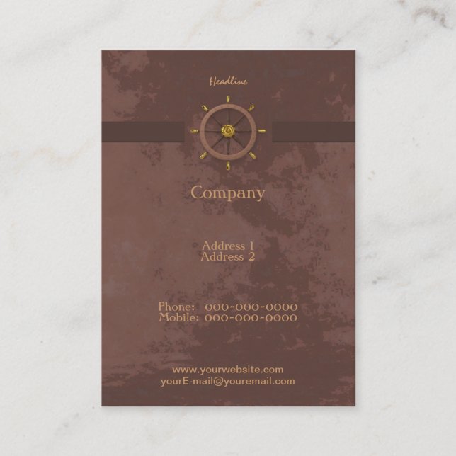 Cartão de visita de roda (Frente)