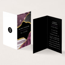 Cartão de visita de roupa Dourada e roxa