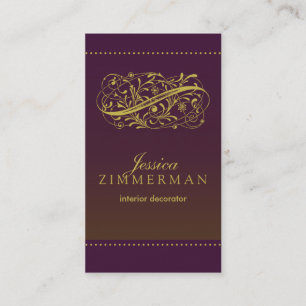 Cartão de visita de Royalty Vitoriano