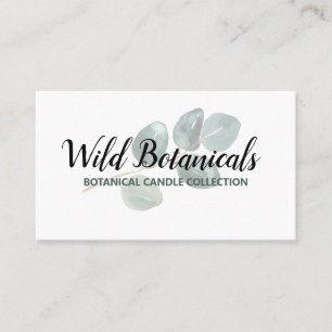 Cartão de visita de Sabão E Velas Do Logotipo Fo