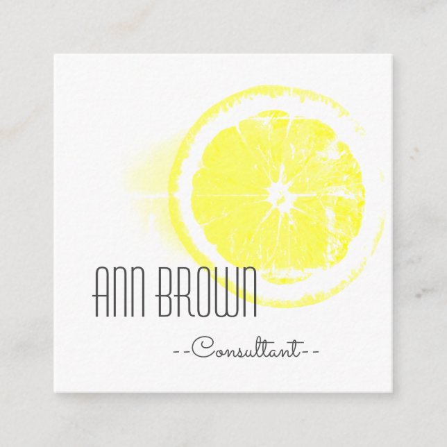 Cartão de visita de Sensação Orgânica Funky Orange (Frente)