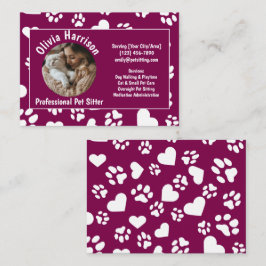 Cartão de visita de Separador de Pet Personalizado