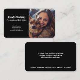 Cartão de visita de Separador de Pet Personalizáve