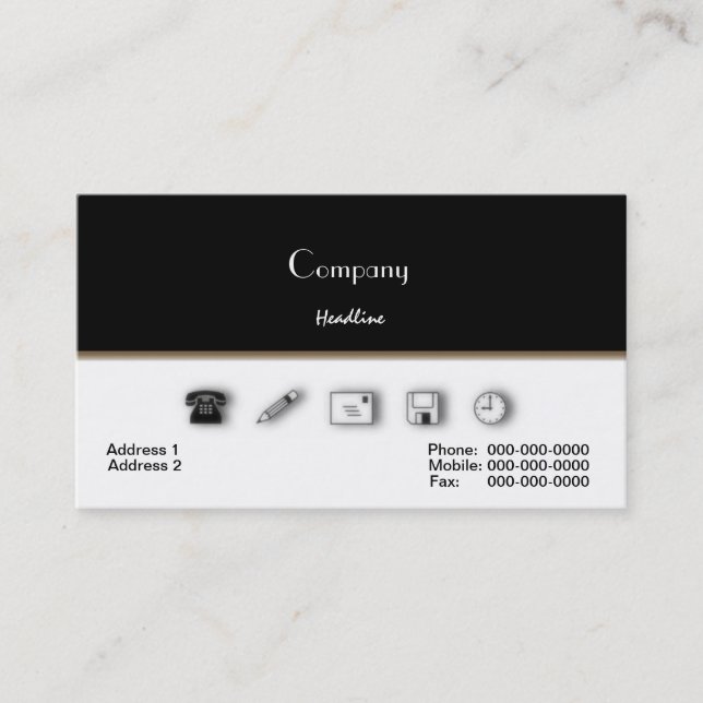 Cartão de visita de Serviço de Negócios (Frente)