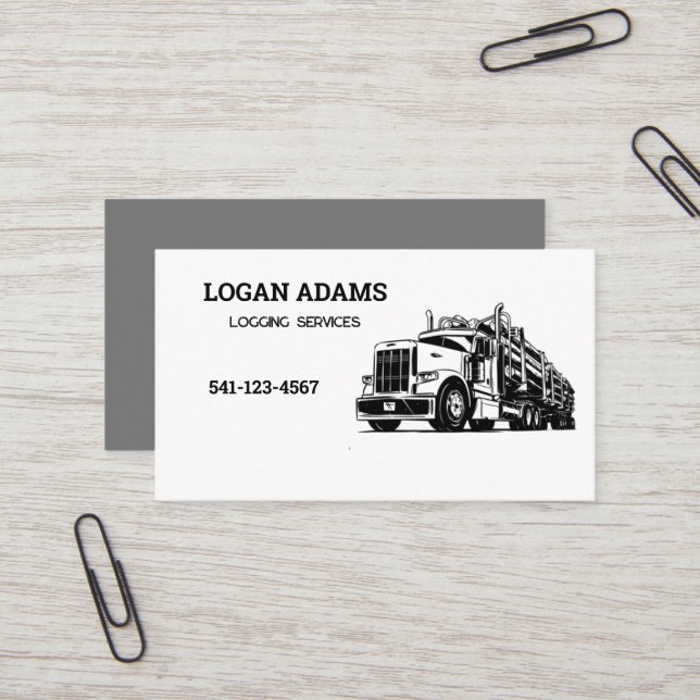 Cartão de visita de Serviço de Registro (Frente/Verso In Situ)