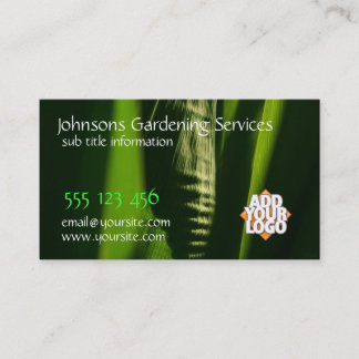 Cartão de visita de Serviços de Jardim de Folhas V