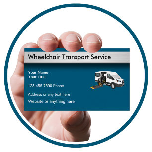 Cartão de Visita de Serviços de Transporte em Cade