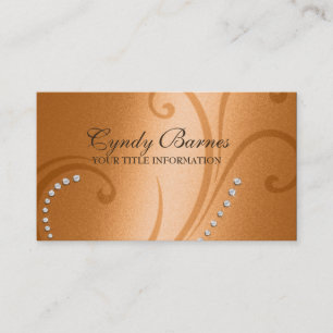 Cartão de visita de Shimmer e Cristais