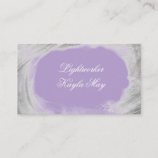 Cartão de visita de Silver Spiritual Light Reiki