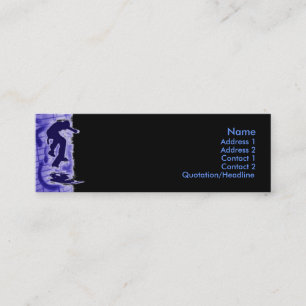 Cartão de visita de skater