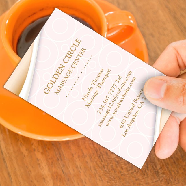 Cartão de visita de Spa e Beleza (Criador carregado)