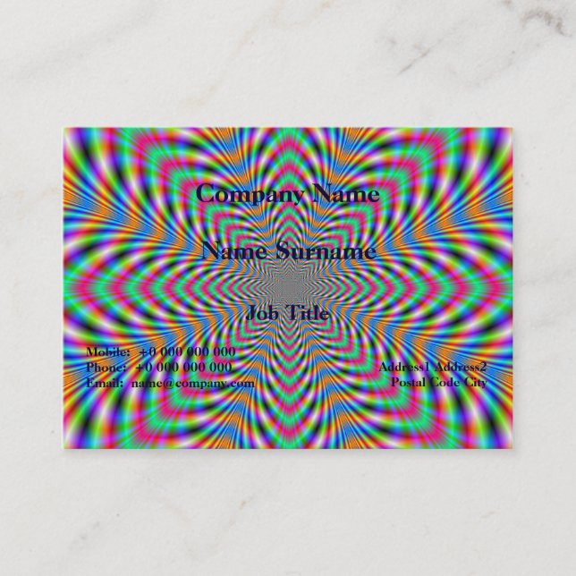 Cartão de visita de Star Psychedelic (Frente)
