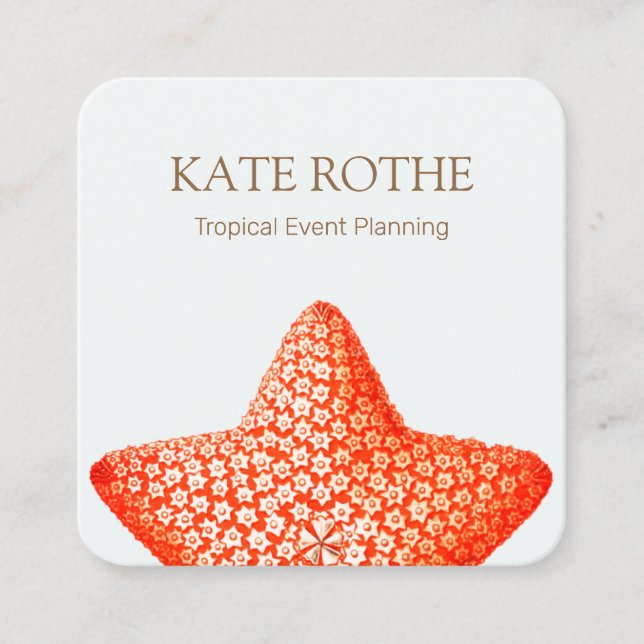 Cartão de visita de Starfish (Frente)