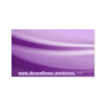 Cartão de visita de suave púrpura