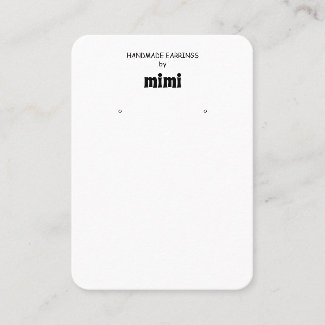 Cartão de visita de tela de visualização simples (Frente)