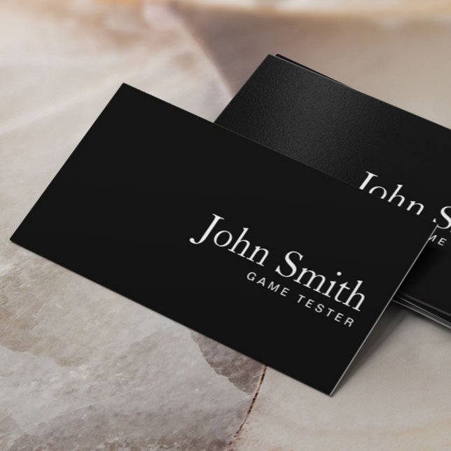 Cartão de visita de Teste de Jogo de Código QR Pre (Criador carregado)