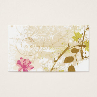 Cartão de visita de textura da vinheta