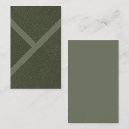 Cartão de visita de Textura Verde de Motos Moderno