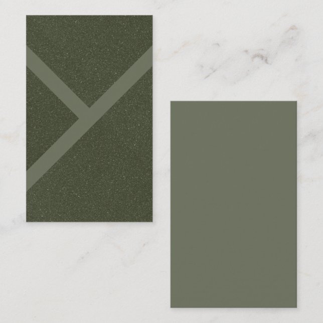 Cartão de visita de Textura Verde de Motos Moderno (Frente/Verso)